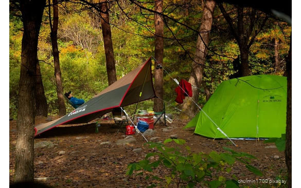 Camping im Grünen