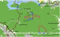 Karte Arnsberger Wald