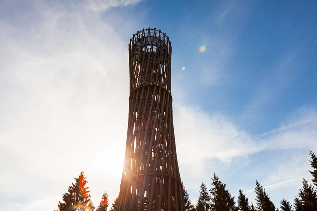 Das Wahrzeichen der Sauerland-Waldroute: Der Lörmecke-Turm